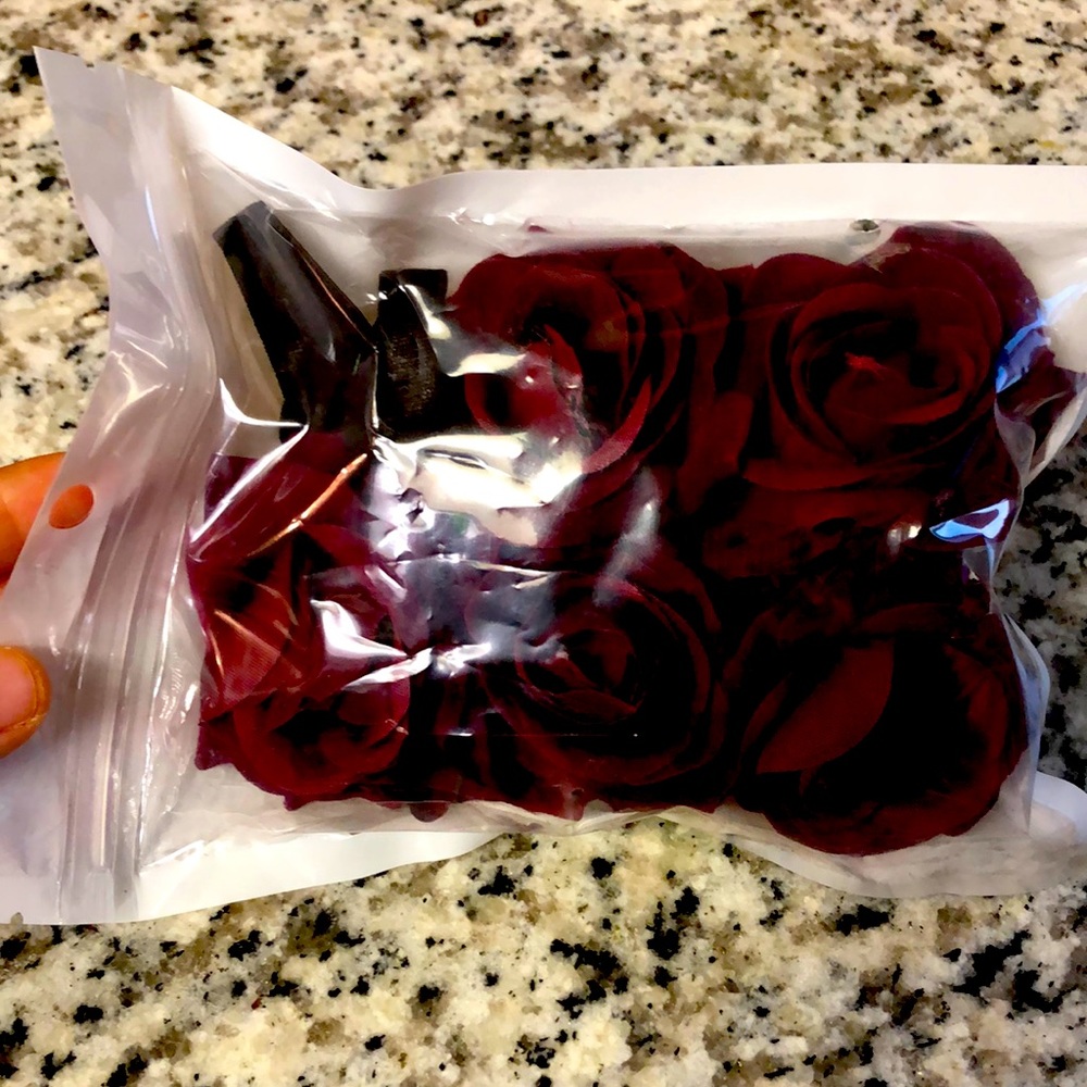 Fake flower rose head piece